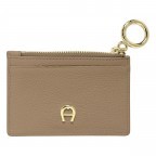 Karten-/Ausweisetui Zita Caribou Brown, Farbe: taupe/khaki, Marke: AIGNER, EAN: 4055539450907, Abmessungen in cm: 12x8.5x2, Bild 1 von 3