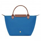Handtasche Le Pliage S Cobalt, Farbe: blau/petrol, Marke: Longchamp, EAN: 3597922382644, Abmessungen in cm: 23x22x14, Bild 3 von 7
