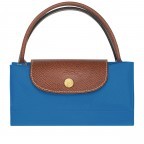 Handtasche Le Pliage S Cobalt, Farbe: blau/petrol, Marke: Longchamp, EAN: 3597922382644, Abmessungen in cm: 23x22x14, Bild 6 von 7
