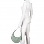 Beuteltasche Roseau Soft Vert de Gris, Farbe: grün/oliv, Marke: Longchamp, EAN: 3597922430734, Abmessungen in cm: 28x17x10, Bild 4 von 6
