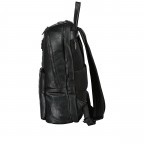 Rucksack Patrik Relove Recycle Nero, Farbe: schwarz, Marke: Valentino Bags, EAN: 8054942117113, Abmessungen in cm: 30x40x17, Bild 3 von 7