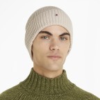 Mütze Essential Flag Beanie Cashmere Creme, Farbe: beige, Marke: Tommy Hilfiger, EAN: 8720645300915, Bild 3 von 3