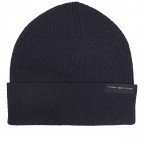 Mütze Uptown Wool Beanie Space Blue, Farbe: blau/petrol, Marke: Tommy Hilfiger, EAN: 8720645292746, Bild 1 von 3