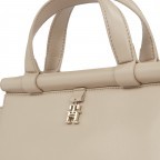 Handtasche Feminine Small Tote Merino, Farbe: beige, Marke: Tommy Hilfiger, EAN: 8720645299516, Abmessungen in cm: 23x23.5x11, Bild 4 von 4