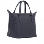 Handtasche Poppy Plus Small Tote Space Blue, Farbe: blau/petrol, Marke: Tommy Hilfiger, EAN: 8720645283485, Abmessungen in cm: 28x22x15, Bild 2 von 4