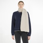 Schal Monogram Brushed Scarf AW0AW15341.ABH Cashmere Creme, Farbe: beige, Marke: Tommy Hilfiger, EAN: 8720645295662, Abmessungen in cm: 50x200x0, Bild 2 von 3