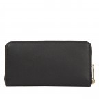 Geldbörse Poppy Plus Large Wallet Zip Around Black, Farbe: schwarz, Marke: Tommy Hilfiger, EAN: 8720645282853, Abmessungen in cm: 19x10x2.5, Bild 2 von 3