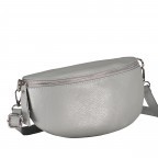 Gürteltasche Silberbeschlag Grau, Farbe: grau, Marke: Hausfelder Manufaktur, EAN: 4065646016811, Abmessungen in cm: 27x15x8, Bild 2 von 6