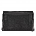 Umhängetasche mit zwei Schulterriemen Schwarz, Farbe: schwarz, Marke: Hausfelder Manufaktur, EAN: 4065646016965, Abmessungen in cm: 27.5x16x12, Bild 3 von 6