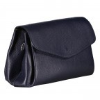 Umhängetasche mit zwei Schulterriemen Dunkelblau, Farbe: blau/petrol, Marke: Hausfelder Manufaktur, EAN: 4065646016972, Abmessungen in cm: 27.5x16x12, Bild 2 von 6