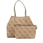Shopper Vikky 4G-Logo variabel in der Form Latte, Farbe: cognac, Marke: Guess, EAN: 0190231761921, Abmessungen in cm: 39x31.5x17.5, Bild 1 von 9