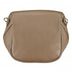 Gürteltasche / Umhängetasche Goldbeschlag Taupe, Farbe: taupe/khaki, Marke: Hausfelder Manufaktur, EAN: 4065646017290, Abmessungen in cm: 22x19x9, Bild 3 von 6