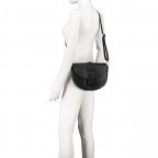 Satteltasche Schwarz, Farbe: schwarz, Marke: Hausfelder Manufaktur, EAN: 4065646017382, Abmessungen in cm: 28x20x7.5, Bild 7 von 8