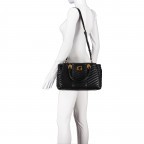 Handtasche Lovide Black, Farbe: schwarz, Marke: Guess, EAN: 0190231763079, Abmessungen in cm: 34x20x12.5, Bild 5 von 7