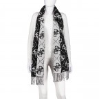 Schal Black Grey, Farbe: grau, Marke: Guess, EAN: 7624926287999, Bild 1 von 3
