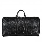 Reisetasche Puffed Weekender L Peony Black, Farbe: schwarz, Marke: Guess, EAN: 7622336921052, Abmessungen in cm: 60x31x28, Bild 3 von 4
