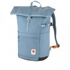 Rucksack High Coast Foldsack Volumen 24 Liter Dawn Blue, Farbe: blau/petrol, Marke: Fjällräven, EAN: 7323450925338, Abmessungen in cm: 26x45x20, Bild 2 von 11