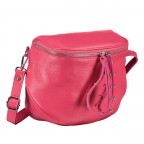 Gürteltasche Silberbeschlag Pink, Farbe: rosa/pink, Marke: Hausfelder Manufaktur, EAN: 4065646017634, Abmessungen in cm: 22x19x9, Bild 2 von 6