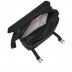 Kuriertasche Mineo Messenger Bag Black, Farbe: schwarz, Marke: Vaude, EAN: 4062218380868, Abmessungen in cm: 30x24x10, Bild 3 von 3