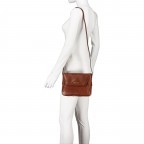 Umhängetasche Diana Crossbody Marrone, Farbe: cognac, Marke: The Bridge, EAN: 8033748534959, Abmessungen in cm: 24x18x7.5, Bild 4 von 6