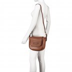 Satteltasche Domitilla Crossbody Marrone, Farbe: cognac, Marke: The Bridge, EAN: 8033748535895, Abmessungen in cm: 26x22x10.5, Bild 4 von 6