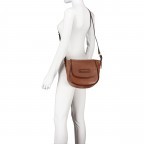 Satteltasche Domitilla Crossbody Marrone, Farbe: cognac, Marke: The Bridge, EAN: 8033748535895, Abmessungen in cm: 26x22x10.5, Bild 5 von 6