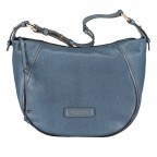 Beuteltasche Domitilla Hobo Ceruleo, Farbe: blau/petrol, Marke: The Bridge, EAN: 8033748535963, Abmessungen in cm: 41x31x9.5, Bild 1 von 6