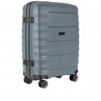 Koffer Zappa S IATA-konform Eisblau, Farbe: blau/petrol, Marke: Flanigan, EAN: 4048171007295, Abmessungen in cm: 40x55x20, Bild 2 von 5