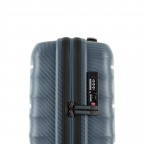 Koffer Zappa S IATA-konform Eisblau, Farbe: blau/petrol, Marke: Flanigan, EAN: 4048171007295, Abmessungen in cm: 40x55x20, Bild 5 von 5