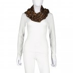 Tuch G-James Logo Brown, Farbe: braun, Marke: Guess, EAN: 7624926744737, Abmessungen in cm: 120x0x120, Bild 2 von 3