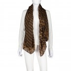 Tuch G-James Logo Brown, Farbe: braun, Marke: Guess, EAN: 7624926744737, Abmessungen in cm: 120x0x120, Bild 1 von 3