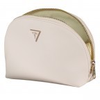 Kosmetiketui Dome Stone, Farbe: beige, Marke: Guess, EAN: 7624926642071, Abmessungen in cm: 18x15x6.5, Bild 3 von 3