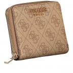 Geldbörse Laurel 4G-Logo Latte, Farbe: beige, Marke: Guess, EAN: 0190231715108, Abmessungen in cm: 11x9.5x2.5, Bild 2 von 4