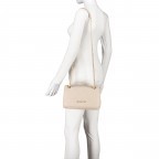 Umhängetasche Ocarina Ecru, Farbe: beige, Marke: Valentino Bags, EAN: 8054942227577, Abmessungen in cm: 26x18x9, Bild 5 von 7