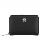 Geldbörse Essential Medium Wallet Zip Around Black, Farbe: schwarz, Marke: Tommy Hilfiger, EAN: 8720645812357, Abmessungen in cm: 14x10x2.3, Bild 1 von 4