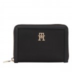 Geldbörse Essential Medium Wallet Zip Around Black, Farbe: schwarz, Marke: Tommy Hilfiger, EAN: 8720645811718, Abmessungen in cm: 14x10x2, Bild 1 von 4