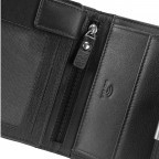 Geldbörse Helena Dawina mit RFID-Schutz Black, Farbe: schwarz, Marke: Maitre, EAN: 4006053507943, Abmessungen in cm: 12.3x9.5x2, Bild 6 von 6