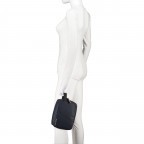 Kulturbeutel Monotype Washbag mit Piqué-Struktur Space Blue, Farbe: blau/petrol, Marke: Tommy Hilfiger, EAN: 8720645811237, Abmessungen in cm: 22x15.5x8, Bild 4 von 5