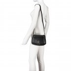 Umhängetasche Ariell Saddle Bag Black, Farbe: schwarz, Marke: Boss, EAN: 4063539993645, Abmessungen in cm: 22.5x17x8.5, Bild 3 von 5