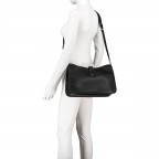 Beuteltasche Maddie Shoulder Bag Black, Farbe: schwarz, Marke: Boss, EAN: 4063539993744, Abmessungen in cm: 36x23.5x11.5, Bild 7 von 8