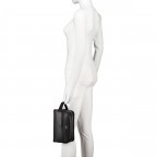 Kulturbeutel Zair Washbag Black, Farbe: schwarz, Marke: BOSS, EAN: 4063539996301, Abmessungen in cm: 24x13x10, Bild 4 von 5