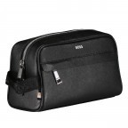 Kulturbeutel Zair Washbag Black, Farbe: schwarz, Marke: BOSS, EAN: 4063539996301, Abmessungen in cm: 24x13x10, Bild 2 von 5