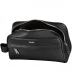 Kulturbeutel Zair Washbag Black, Farbe: schwarz, Marke: BOSS, EAN: 4063539996301, Abmessungen in cm: 24x13x10, Bild 5 von 5