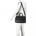 Handtasche Decoro Stampa Aurora SHZ Black, Farbe: schwarz, Marke: Joop!, EAN: 4048835172864, Abmessungen in cm: 30.5x22x18, Bild 5 von 8