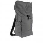 Rucksack BBRS77-F mit Rolltop Dark Grey, Farbe: grau, Marke: Blackbeat, EAN: 4066727001061, Abmessungen in cm: 25.5x40x15, Bild 4 von 6