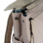 Rucksack BBRS67 Dark Beige, Farbe: beige, Marke: Blackbeat, EAN: 4066727005700, Abmessungen in cm: 27x43x11, Bild 4 von 4