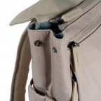 Rucksack BBRS67 Dark Beige, Farbe: beige, Marke: Blackbeat, EAN: 4066727001030, Abmessungen in cm: 27x43x11, Bild 4 von 4