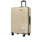 Koffer ABS13 76 cm Beige, Farbe: beige, Marke: Franky, EAN: 4251885941704, Abmessungen in cm: 51x76x30, Bild 2 von 6