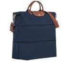 Reisetasche Le Pliage erweiterbar Marine, Farbe: blau/petrol, Marke: Longchamp, EAN: 3597922209606, Bild 2 von 5