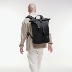 Rucksack Rolltop Lite 2.0 Monochrome Black, Farbe: schwarz, Marke: Got Bag, EAN: 4260483886461, Abmessungen in cm: 32x42x15, Bild 7 von 12